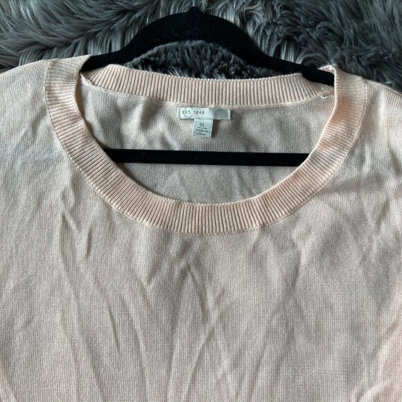 C Est 1946 Women's Light Pink Cardigan Sweater Size Xtra Large - Picture 2 of 8